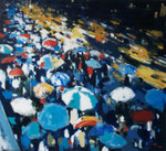 The hope of reaching the aim, 150x170 cm, 2012, Öl auf Leinwand