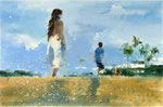 It seemed to work out fine, 120x170 cm, 2023, Öl auf Leinwand