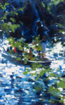 El barco de la selva,142x89 cm, 2013, Öl auf Leinwand