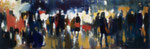 Bizarre Bazaar, 40x120 cm, 2012, Öl auf Leinwand
