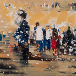 Stadtschnuppern, 60x60 cm, 2017, Öl auf Leinwand