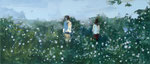 No plans, 60x140 cm, 2023, Öl auf Leinwand