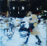 Rechts links oben unten, 30x30 cm, 2011, Öl auf Leinwand