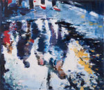 Wir vier,140x160 cm, 2011,Öl auf Leinwand