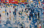 Verzerrung von Tatsachen, 190x290 cm, 2016, Öl auf Leinwand