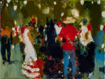 La boda, 30x40 cm, 2012, Öl auf Leinwand
