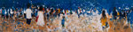 Tonight we´ll be fine, 50x200 cm, 2016/2017, Öl auf Leinwand
