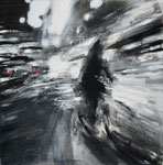 I´m glad I escaped that storm, 30x30 cm, 2010, Öl auf Leinwand