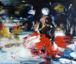 Fullmoon in Berlin, 40x50 cm, 2008, Öl auf Leinwand