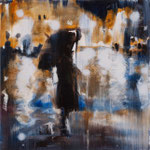 Wieder am See, 30x30 cm, 2011, Öl auf Leinwand