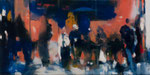 Worker, 50x100 cm, 2016, Öl auf Leinwand