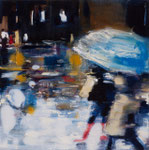 Der schöne Schein, 30x30 cm, 2011, Öl auf Leinwand
