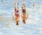 By the sea 02, 140x170 cm, 2021, Öl auf Leinwand