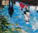 Just thought, they would do that, 140x160 cm, 2014, Öl auf Leinwand