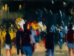 After the show, 30x40 cm, 2015, Öl auf Leinwand