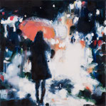 Friday night, 30x30 cm, 2011, Öl auf Leinwand
