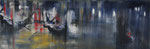 Vista sul canale, 20x60 cm, 2011, Öl auf Leinwand