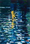 The girl with the yellow boots,170x120 cm, 2012, Öl auf Leinwand