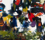 From a land down under, 150x170 cm, 2014, Öl auf Leinwand