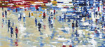 La plaza 03, 90x200 cm, 2017, Öl auf Leinwand