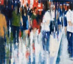 Nach dem Konzert, 140x150 cm, 2013, Öl auf Leinwand