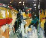 Letzte Haltestelle, 120x150 cm, 2007, Öl auf Leinwand