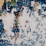 The Flow, 60x60 cm, 2017, Öl auf Leinwand