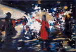 After midnight, 110x160 cm, 2011, Öl auf Leinwand