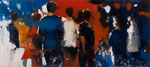 Our time, 90x200 cm, 2017, Öl auf Leinwand