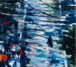 Livin´in chaos, 140x160 cm, 2014, Öl auf Leinwand