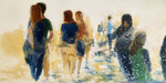 Room of beauties, 100x200 cm, 2024, Öl auf Leinwand