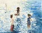 01_Aqua 04, 140x180 cm, Öl auf Leinwand