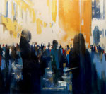 Everybody will see it and nobody will wonder, 150x170 cm, 2016, Öl auf Leinwand