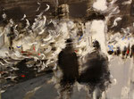 Da hinten ist es, 30x40 cm, 2010, Öl auf Leinwand