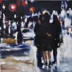 Wir drei, 30x30 cm, 2011, Öl auf Leinwand