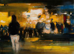 I hope he´s there_30x40 cm, 2015, Öl auf Leinwand 