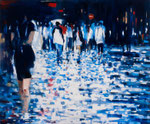 Einbahnstraße,140x160 cm, 2013, Öl auf Leinwand