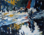 Rue de Redsell,120x150 cm, 2011, Öl auf Leinwand