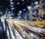 Auf der falschen Spur,140x160 cm, 2009, Öl auf Leinwand