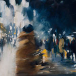 One moment in time_01, 60x60 cm, 2016, Öl auf Leinwand