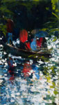 In the jungle, 160x90 cm, 2013, Öl auf Leinwand