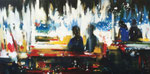 An einem geheimen Ort, 100x200 cm, 2015, Öl auf Leinwand