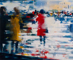 After the talk, 140x170 cm, 2016, Öl auf Leinwand