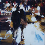 Wir Zwei, 30x30 cm, 2011, Öl auf Leinwand