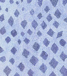 Crystals in blue 1, ink on cardboard, 24,9 x 21,8 cm, 2007