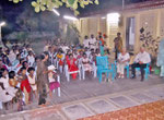 Cultural hour on the last evening-dancing and singing