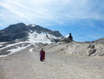 Auf der Zugspitze mit Kapelle