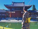 平等院鳳凰堂にて