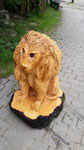 Löwe aus Apfelbaum