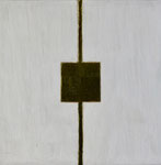 13.2 Goldenes Quadrat auf Weiß, 24,5 x 24,5, 2014